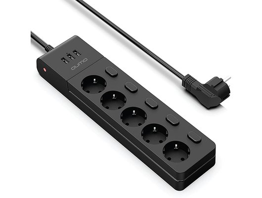 Сетевой фильтр с USB Qumo Power Bar PRO 6SP4U (P-0006)